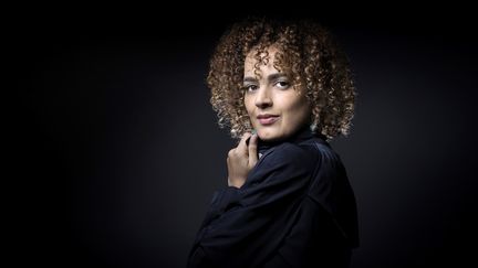 Leila Slimani, auteure, à Paris le 28 septembre 2016. (JOEL SAGET / AFP)