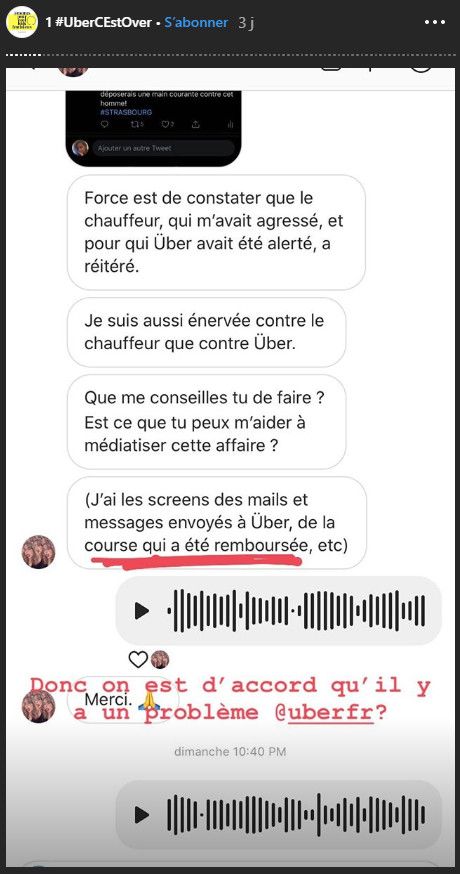 Capture d'écran d'une story d'Anna&nbsp;Toumazoff sur Instagram. (Anna Toumazoff / INSTAGRAM)