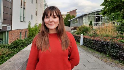 Tess dénonce sur les réseaux sociaux les conditions de vie sur le campus d'Édimbourg. (RICHARD PLACE / RADIO FRANCE)