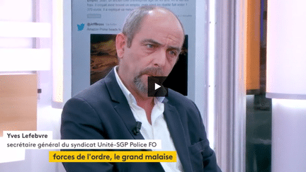 Yves Lefevre, secretaire général du syndicat Unité-SGP Police FO