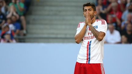 Kerem Demirbay, joueur du Hambourg SV, le 26 juillet 2014 &agrave; Hambourg (Allemagne). (AXEL HEIMKEN / DPA)