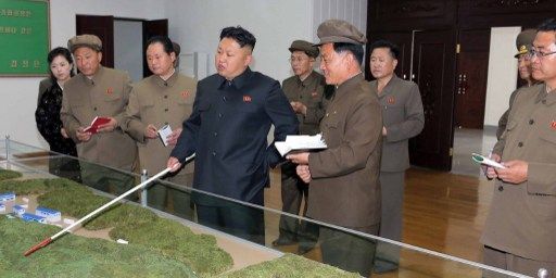 Kim Jong-un stratège ( AFP PHOTO/KCNA VIA KNS)