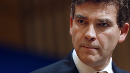 Le ministre du Redressement productif, Arnaud Montebourg, le 2 juillet 2012 &agrave; Paris. (THOMAS SAMSON / AFP)