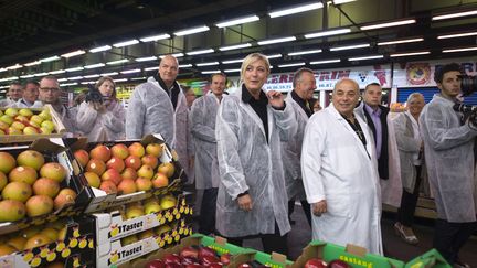 Des huées au passage de Marine Le Pen à Rungis