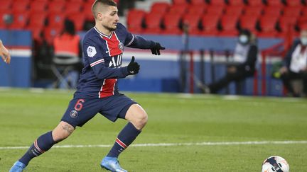 Le Parisien Marco Verratti, au Parc des Princes, le 14 mars 2021. (JEAN CATUFFE / JEAN CATUFFE)