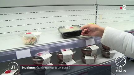 Les repas à un euro dont bénéficient les étudiants (France 2)