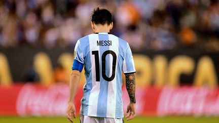 Lionel Messi le 6 juin 2016 lors d'un match à East Rutherford (Etats-Unis). (ALFREDO ESTRELLA / AFP)