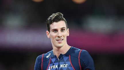 Pierre-Ambroise Bosse, en août 2017, aux Mondiaux d'athlétisme de Londres. (JEWEL SAMAD / AFP)