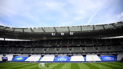 Le Satde de France, lors de l'entraînement des footballeurs de l'AS Saint-Etienne, jeudi 23 juillet 2020. (FRANCK FIFE / AFP)