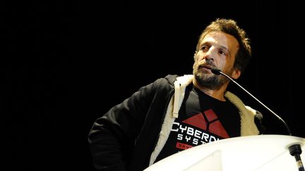 L'acteur Mathieu Kassovitz lors du festival du fim fantastique à Gérardmer (Vosges), le 4 février 2018. (JEAN-CHRISTOPHE VERHAEGEN / AFP)