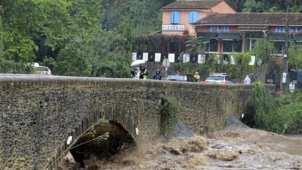 Orages, pluies, inondations, un nouvel épisode cévenol. Le Gard est en alerte rouge. L'Hérault et la Lozère en orange.&nbsp; (MAXPPP)