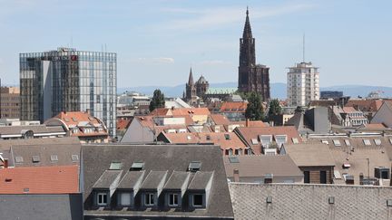 Une vue de Strasbourg (Bas-Rhin), le 16 juillet 2022. (MAXPPP)