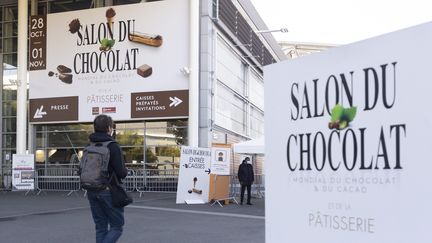 La 26e édition du salon du Chocolat au parc des expositions de la Porte de Versailles, à Paris, le 28 octobre 2021. (VINCENT ISORE / MAXPPP)