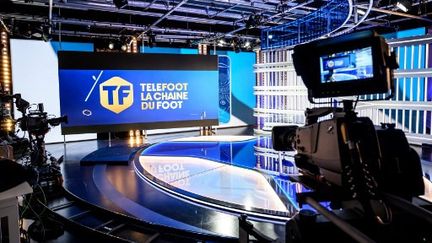 Les studios de la chaine de télévision, à Aubervilliers, le 18 aout 2020. (BERTRAND GUAY / AFP)