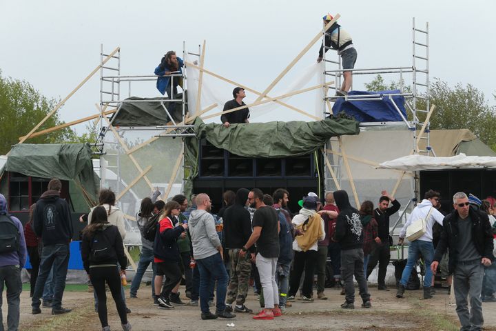 Le Teknival, édition 2018
 (François NASCIMBENI / AFP)