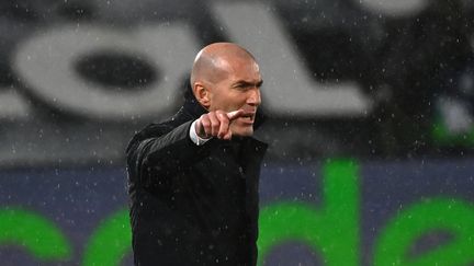 Zinédine Zidane, le 9 février 2021 près de Madrid. (GABRIEL BOUYS / AFP)