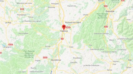 Valence, dans la Drôme. (GOOGLE MAPS)