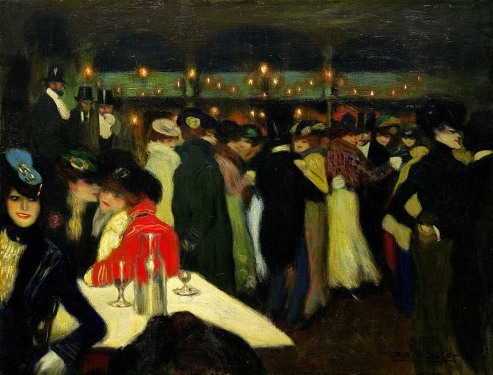 Pablo Picasso (1881-1973), Le Moulin de la Galette, Paris, vers novembre 1900, huile sur toile, 89,7 x 116,8 cm (Solomon R. Guggenheim Museum, New York, Thannhauser Collection, don Justin K. Thannhauser, 78.2514.34 © Succession Picasso 2019)