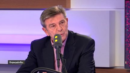 Jean-Marc Borello, président du groupe SOS, le 16 janvier 2019 sur franceinfo. (FRANCEINFO / RADIOFRANCE)