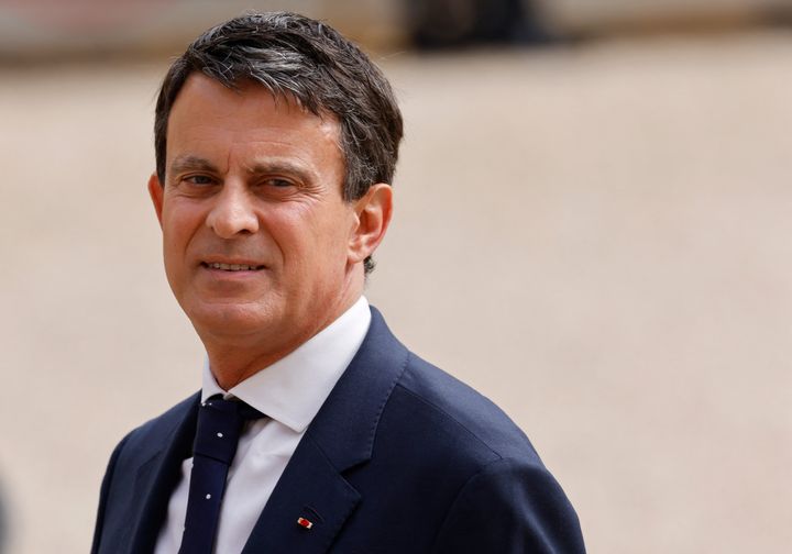 L'ancien Premier ministre Manuel Valls, le 7 mai 2022 à l'Elysée, à Paris. (LUDOVIC MARIN / AFP)