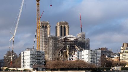 Quatre ans après l'incendie qui l'a ravagée, Notre-Dame de Paris va pouvoir retrouver sa flèche (Mario FOURMY/SIPA)