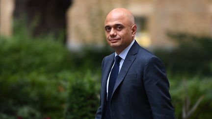 Le ministre de la Santé Sajid David à Londres (Royaume-Uni) le 10 septembre 2021. (DANIEL LEAL-OLIVAS / AFP)