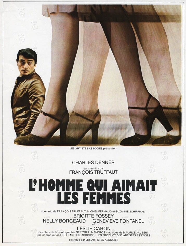 Affiche du film de François Truffaut "L'homme qui aimait les femmes" sorti en 1977
 (DR)