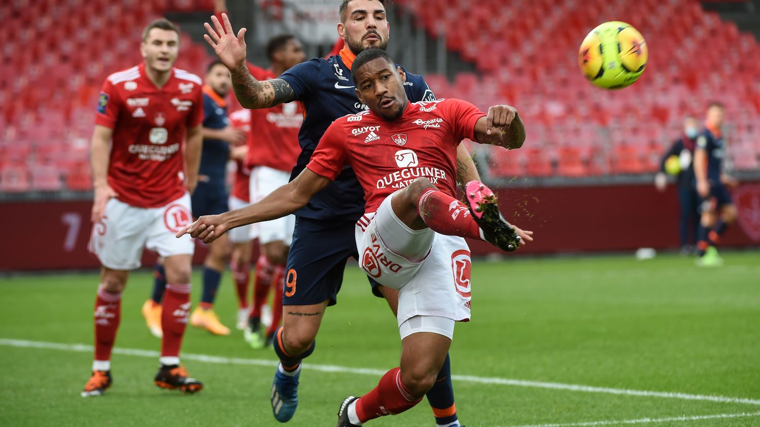 Ligue 1 : Brest et Montpellier se rendent coup pour coup