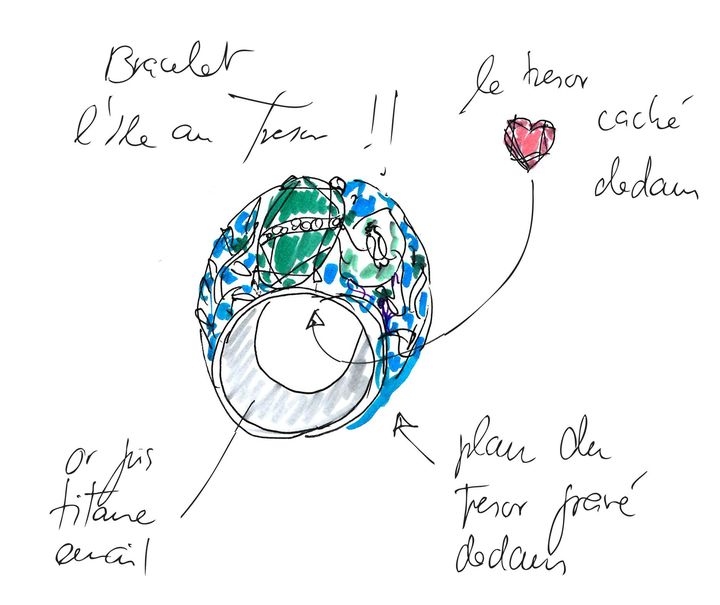 La bague Ile au trésor du joaillier Lorenz Bäumer (Courtesy of Lorenz Bäumer)