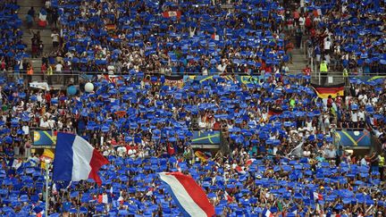 Le public du stade Vélodrome a poussé les Bleus jusqu'en finale (ANNE-CHRISTINE POUJOULAT / AFP)