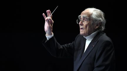 Michel Legrand le 22 septembre 2016 à Nancy. (MAXPPP)