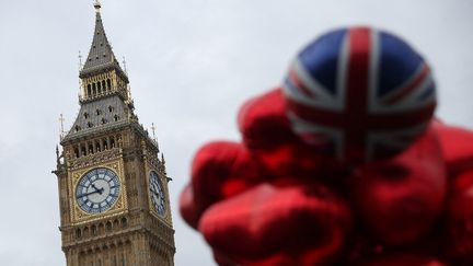 Le clochet de Big Ben, à Londres, le 31 décembre 2023. (ISABEL INFANTES / AFP)