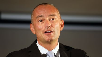 L'envoyé spécial des Nations unies Nickolay Mladenov, lors d'une conférence de presse à Jérusalem le 25 juin 2020. (MENAHEM KAHANA / AFP)