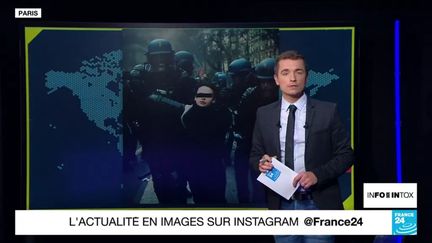 La photo d'une femme interpellée lors de la manifestation du 28 mars à Paris contre la réforme des retraites a été soupçonnée d'être le fruit de l'intelligence artificielle. Or, le cliché est authentique.