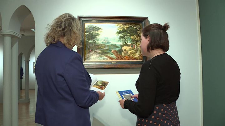 "La petite-fille du colporteur"&nbsp;s'inspire de "Paysage avec un château animé de personnages"&nbsp;de Rolandt Savery (1576-1639). (France 3 Nord-Pas-de-Calais)