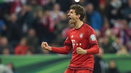 Thomas Müller toujours prêt à s'enflammer (Bayern Munich) (CHRISTOF STACHE / AFP)