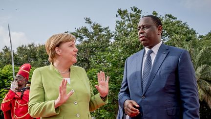 Le Sénégal, première étape de la tournée d'Angela Merkel en Afrique de l'ouest  (MICHAEL KAPPELER )