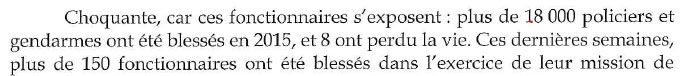 &nbsp; (Extrait de la lettre ouverte du ministre de l'Intérieur à Philippe Martinez en début de semaine © Capture d'écran)