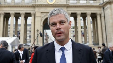 Laurent Wauquiez, d&eacute;put&eacute; UMP, arrive &agrave; l'Assembl&eacute;e nationale le 19 juin 2012. (KENZO TRIBOUILLARD / AFP)