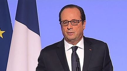 &nbsp; (François Hollande pendant la conférence environnementale © capture d'écran Itélé)