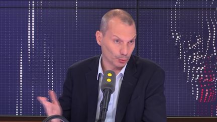 Le député européen EELV David Cormand était l'invité du 19h20 politique du 12 juillet 2019. (FRANCEINFO / RADIOFRANCE)