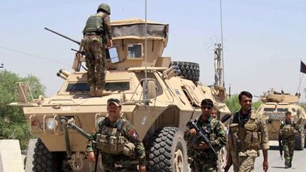 Militaires afghans le 21 juin 2015 près de Kunduz (nord de l'Afghanistan) (Reuters - Stringer)