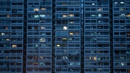 Un immeuble résidentiel de Hong Kong le 5 mai 2019. (PHILIP FONG / AFP)