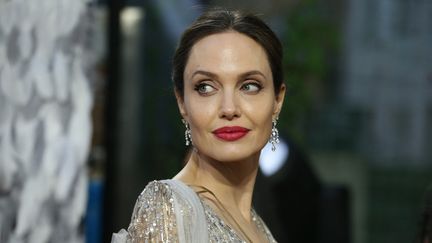 Angelina Jolie, le 9 octobre 2019, à Londres. (ISABEL INFANTES / AFP)