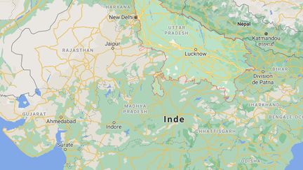 Un accident mortel s'est déroulé au nord de l'Inde, dans l'Etat de&nbsp;Uttar Pradesh, le 28 juillet 2021. (CAPTURE ECRAN GOOGLE MAPS)