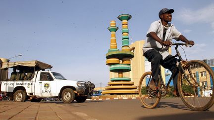 &nbsp; (Le centre de Ouagadougou, capitale du Burkina Faso©MAXPPP)