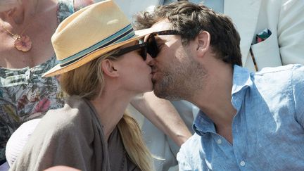 Amoureux &agrave; Cannes, amoureux &agrave; Roland-Garros... C'est quoi leur secret &agrave; Diane Kruger et Joshua Jackson? (NIVIERE / SIPA)