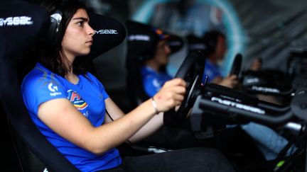 Jamie Chadwick, pilote de développement chez Williams Racing. (CLIVE ROSE / GETTY IMAGES NORTH AMERICA)