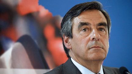 L'ancien Premier ministre Fran&ccedil;ois Fillon, lors d'une conf&eacute;rence de presse &agrave; Paris, le 25 juin 2014. (BERTRAND GUAY / AFP)