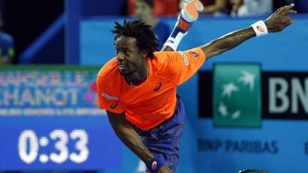 &nbsp; (Gael Monfils servira bien au premier tour de coupe Davis face à l'Allemagne début mars © MaxPPP)